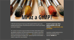 Desktop Screenshot of gimp.hu