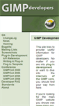 Mobile Screenshot of developer.gimp.org
